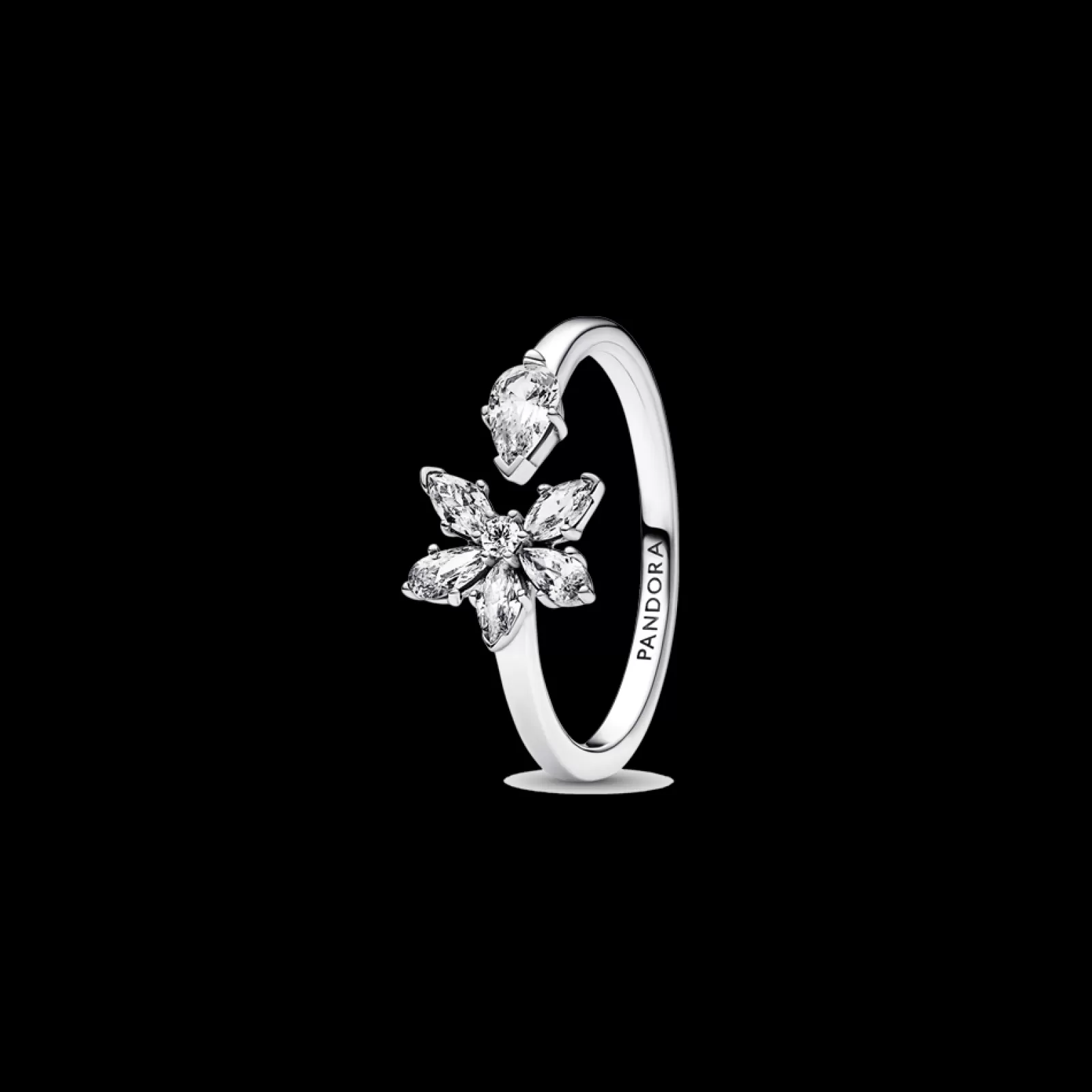 Anel Herbarium Cluster Com Zirconias-Pandora Shop