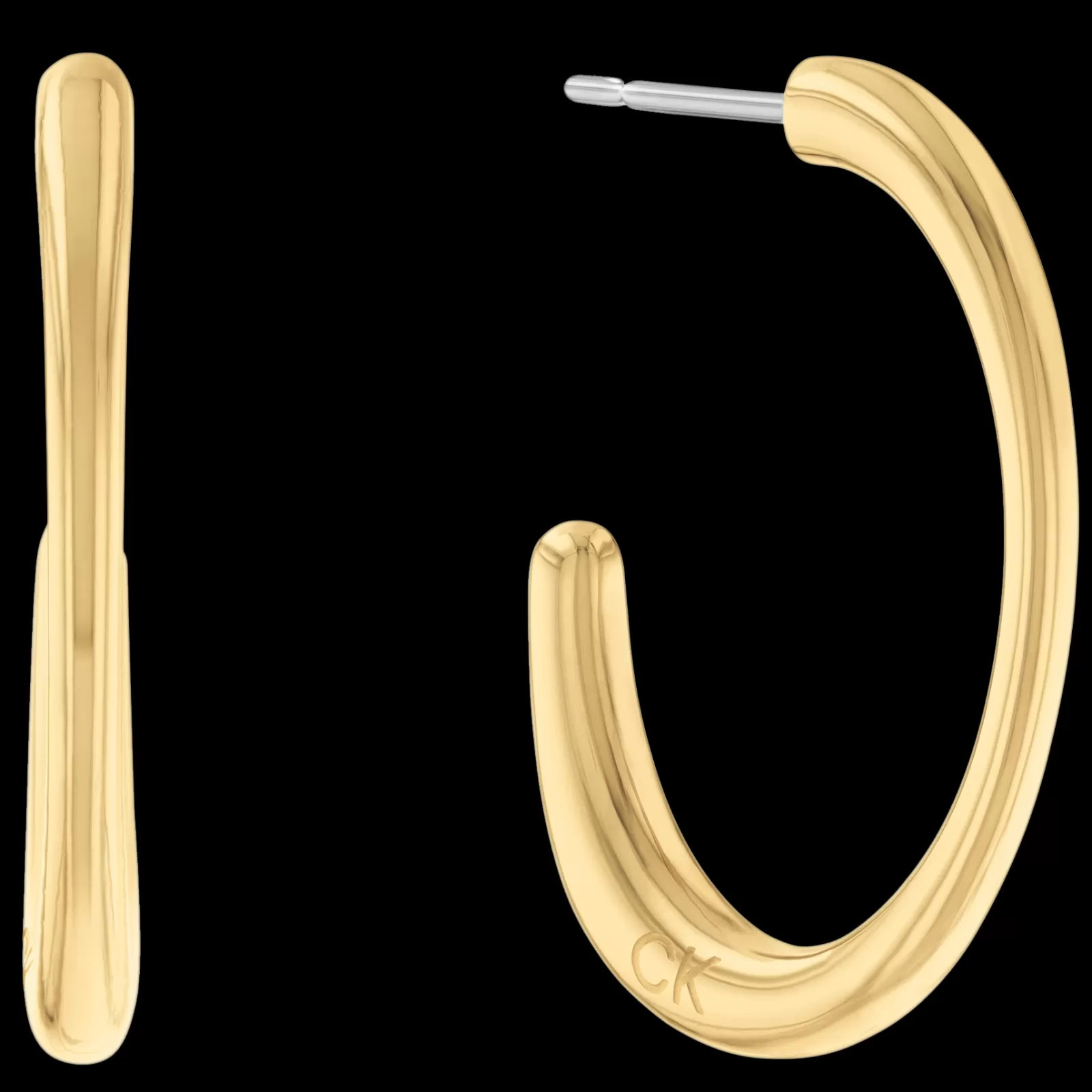 Brincos Argola Em Dourado-Calvin Klein Jewelry Discount