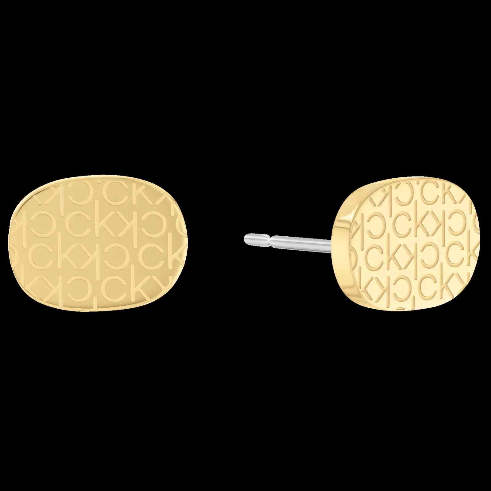 Brincos Em Aco Dourado-Calvin Klein Jewelry Clearance