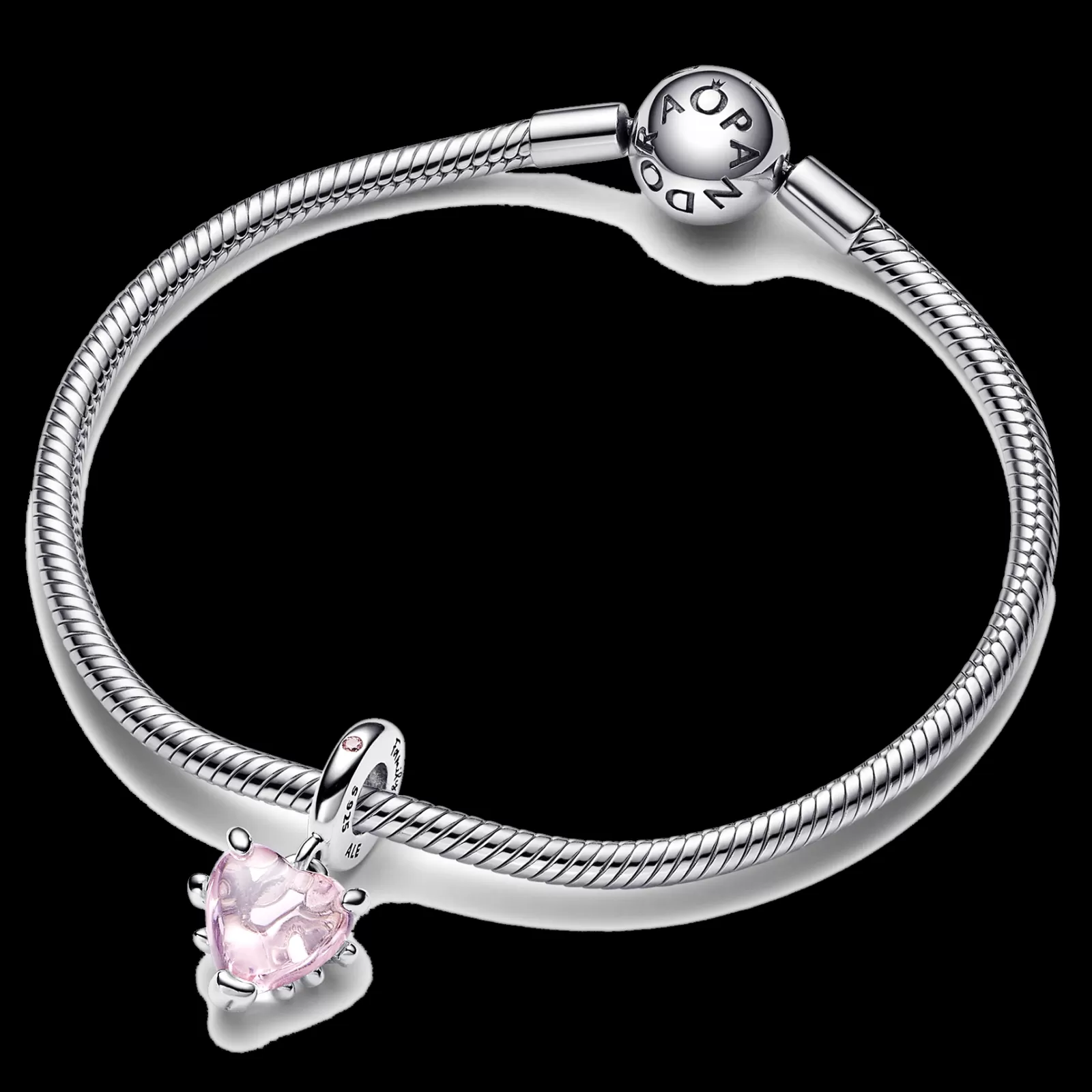 Conta Pendente Coracao E Arvore De Familia Cor-De-Rosa-Pandora Discount