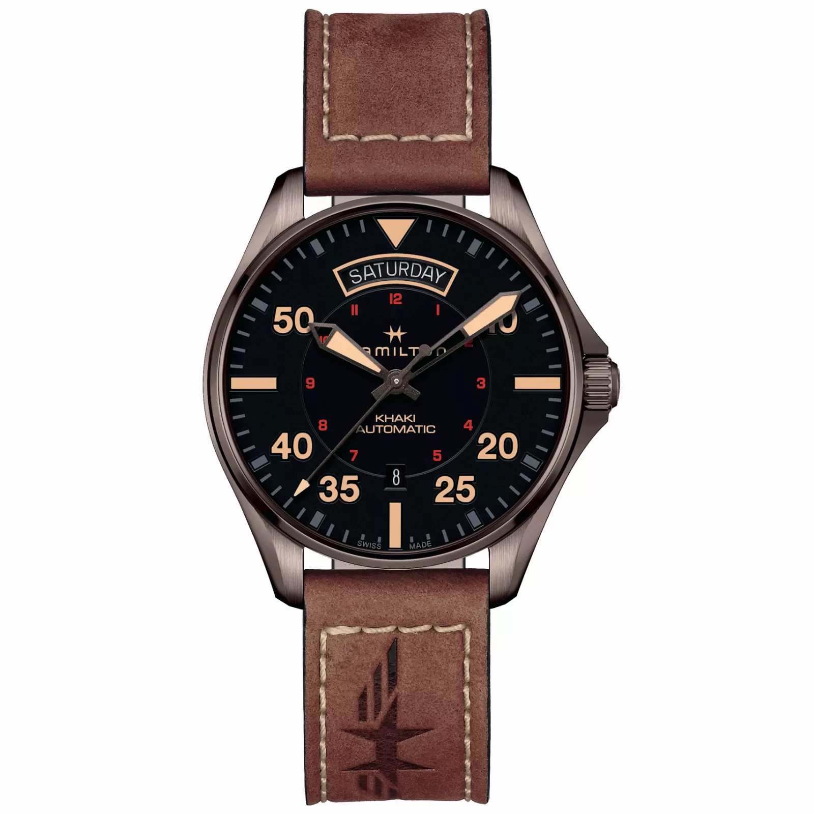 Khaki Aviation Pilot Auto-Hamilton Flash Sale