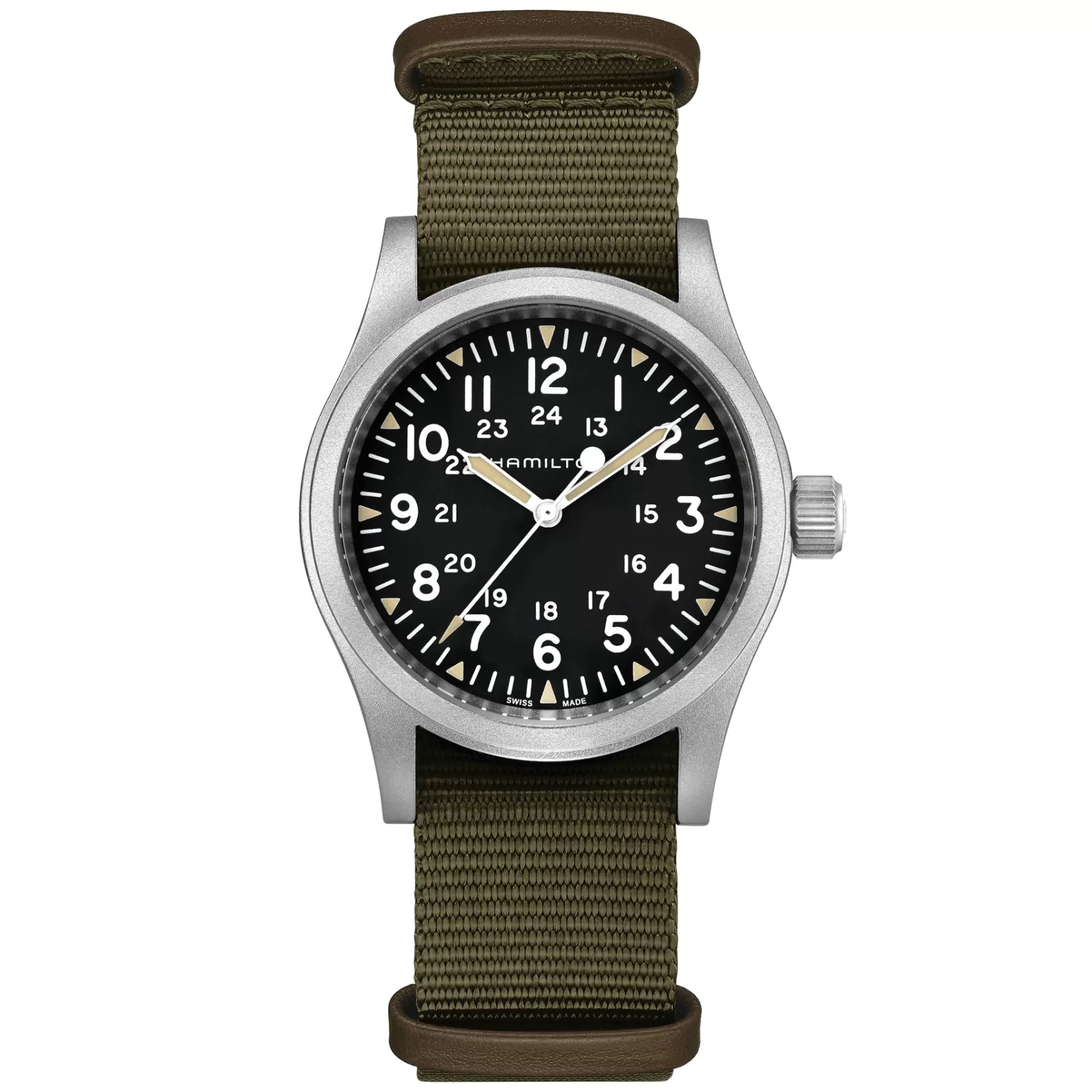 Khaki Field Mechanical-Hamilton Fashion