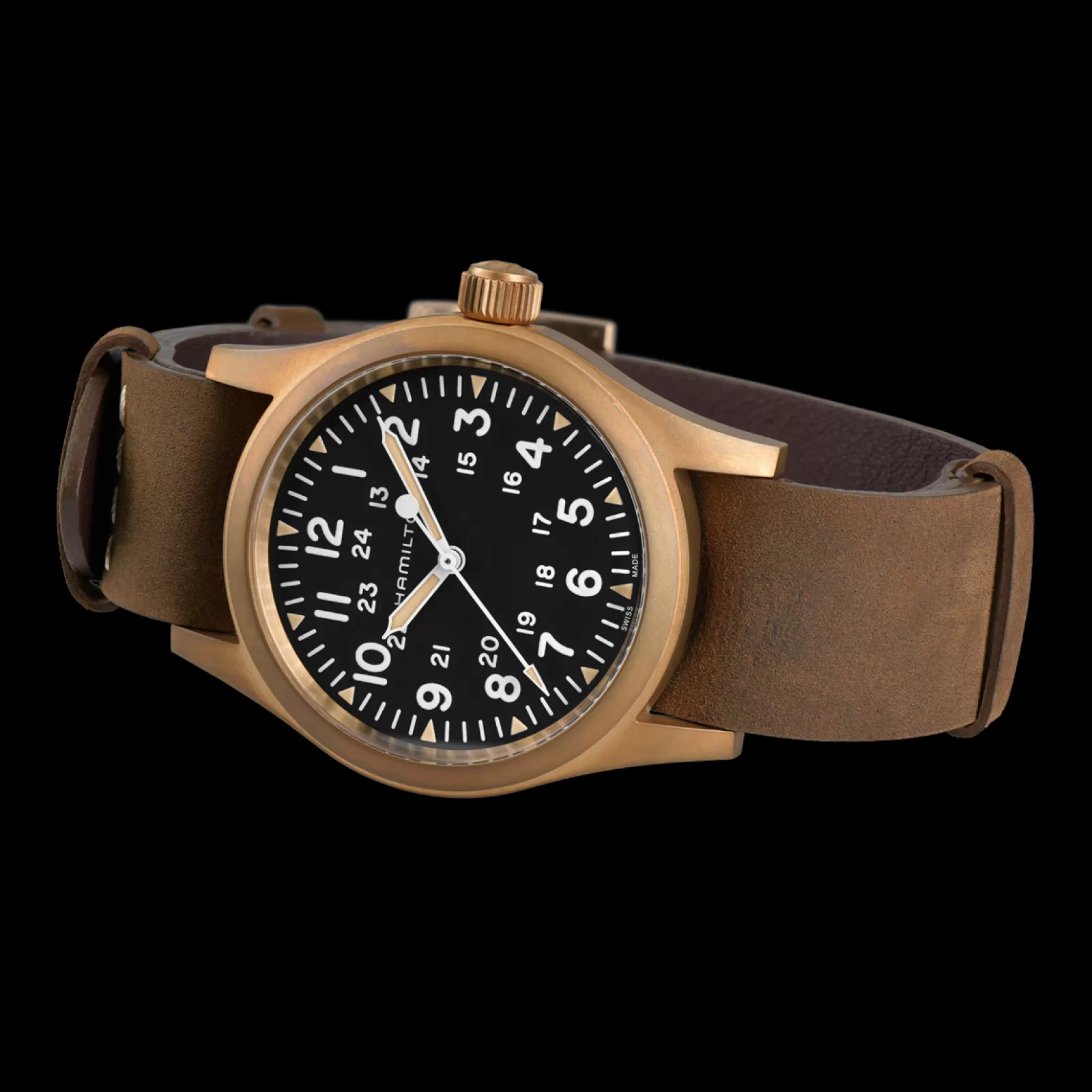 Khaki Field Mechanical Bronze-Hamilton Fashion