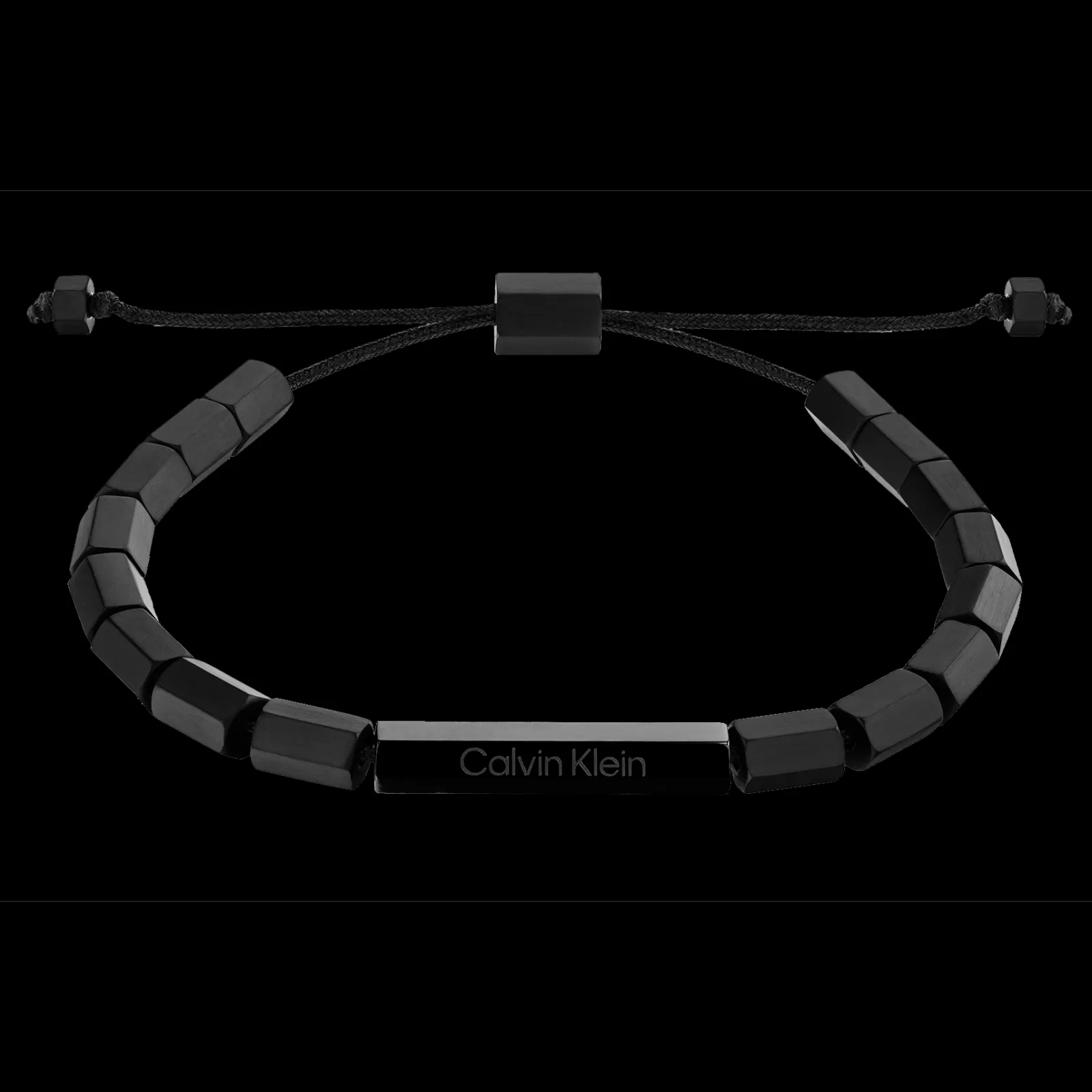 Pulseira Ajustavel Em Preto-Calvin Klein Jewelry Shop