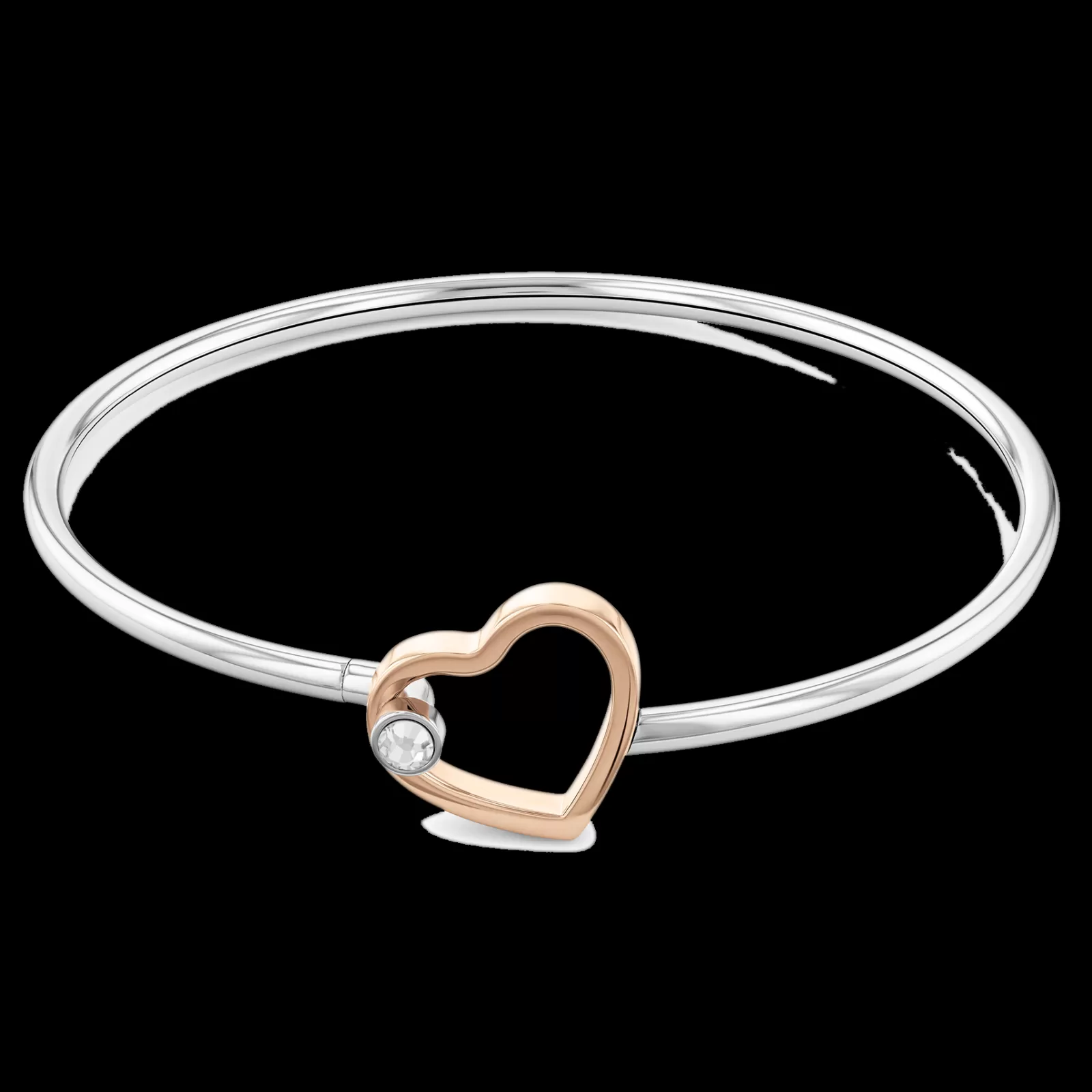 Pulseira Bicolor Coracao E Cristal-Tommy Hilfiger Jewelry Fashion