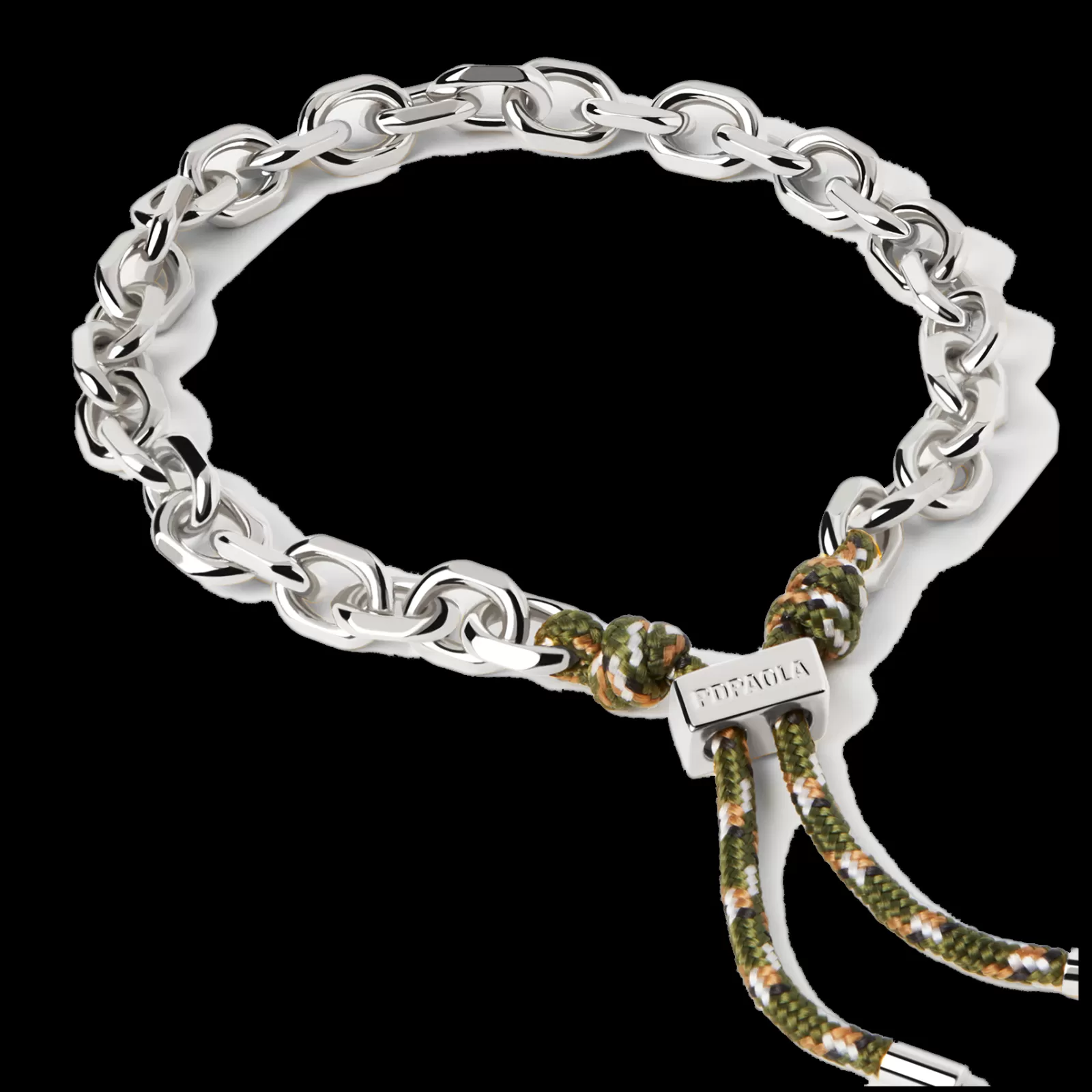 Pulseira Cottage Essential Rope Prateada-PDPAOLA Flash Sale