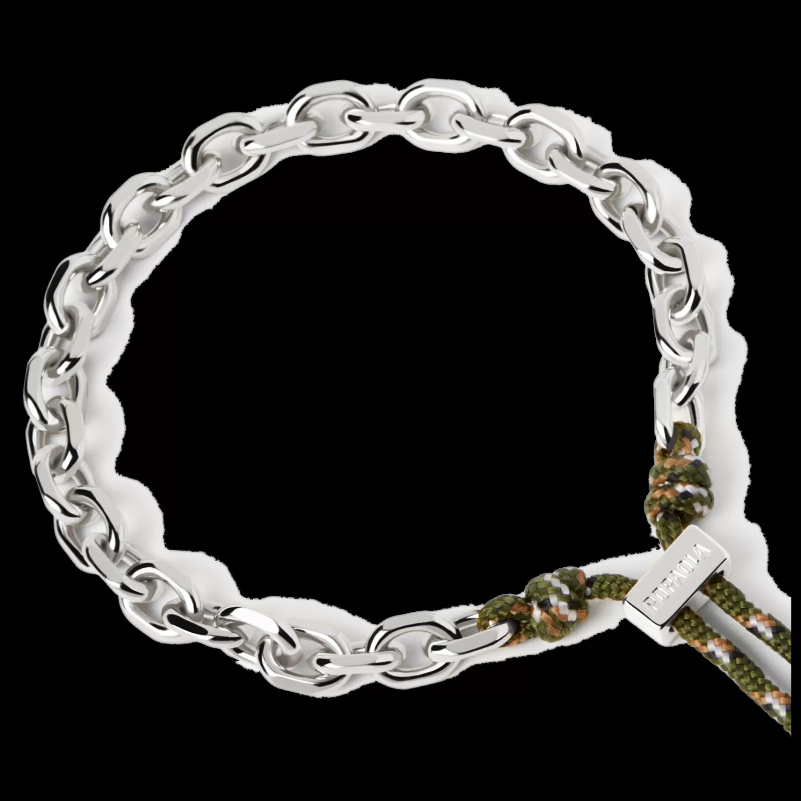 Pulseira Cottage Essential Rope Prateada-PDPAOLA Flash Sale