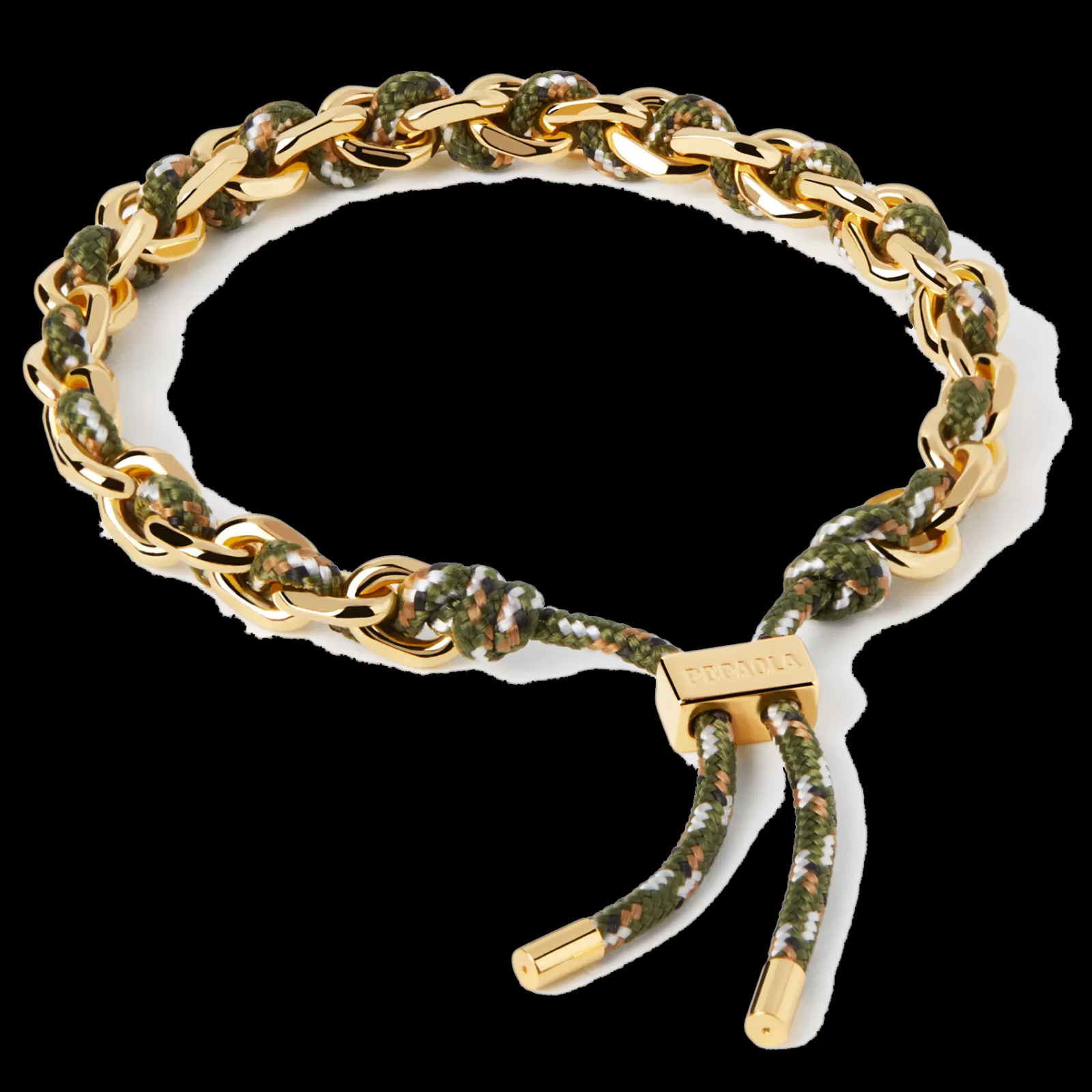Pulseira Cottage Rope Dourada-PDPAOLA Best