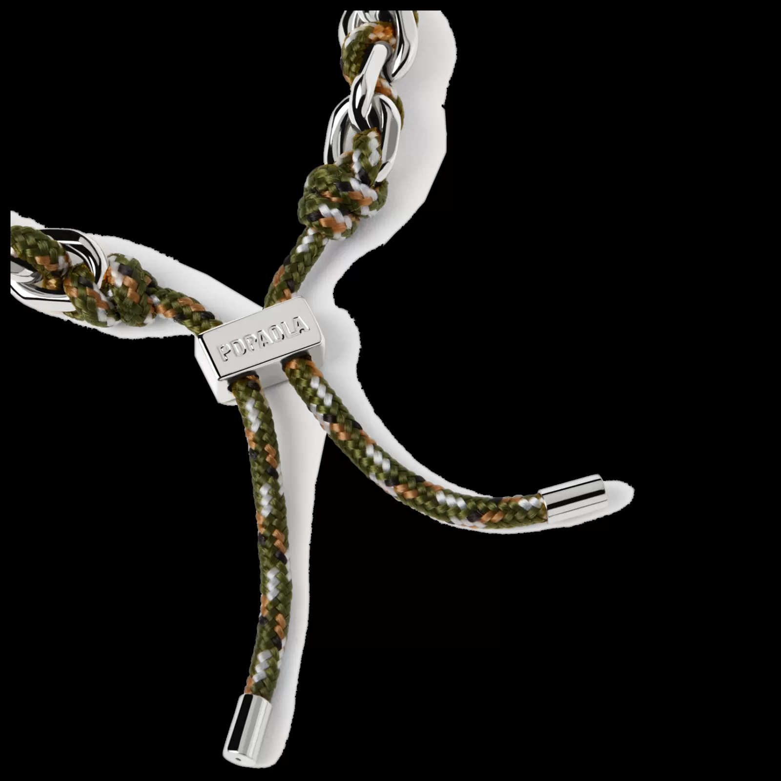 Pulseira Cottage Rope Prateada-PDPAOLA New