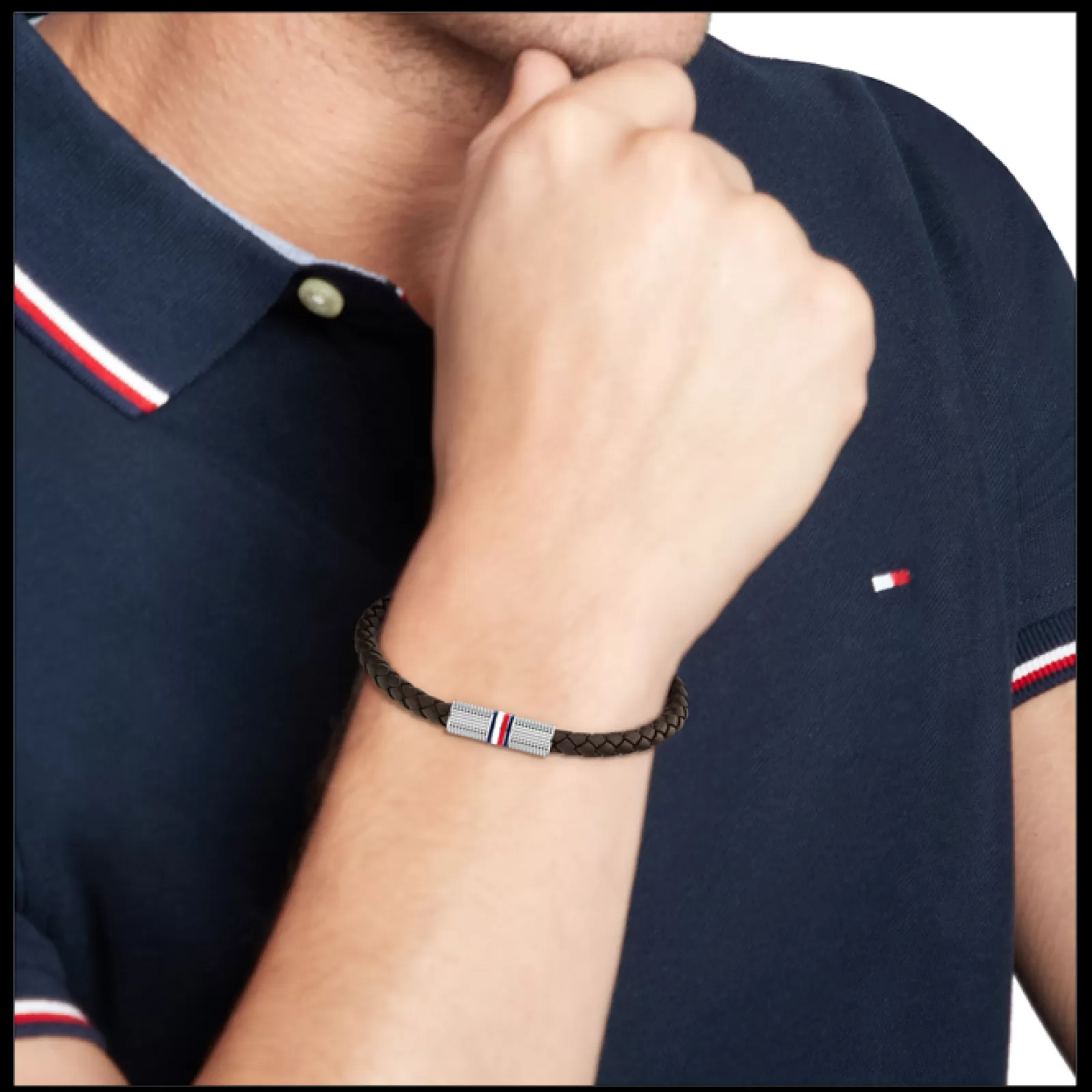 Pulseira Pele Castanha Aco Iman-Tommy Hilfiger Jewelry Best Sale