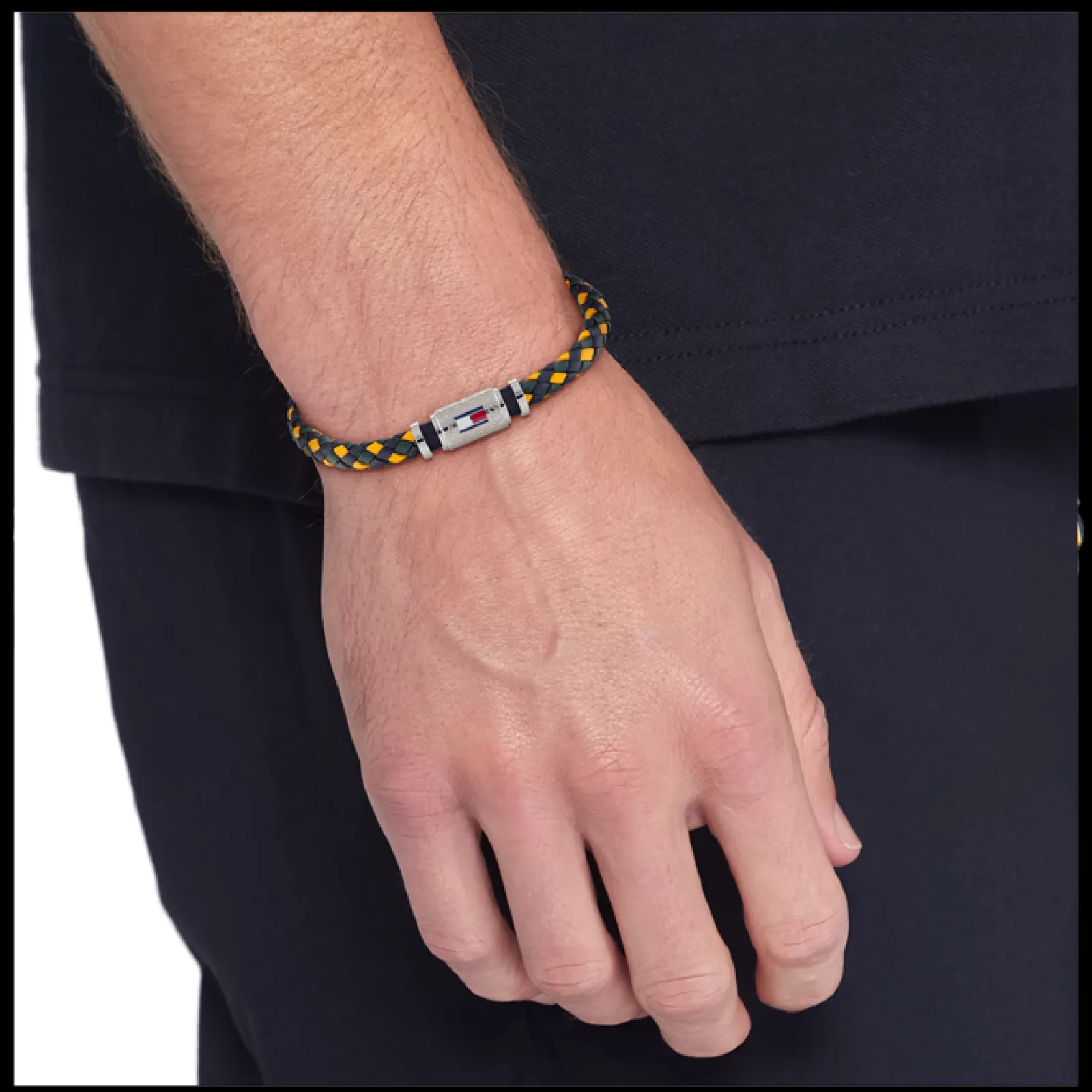 Pulseira Pele Tricolor Fecho Aco Iman-Tommy Hilfiger Jewelry Cheap