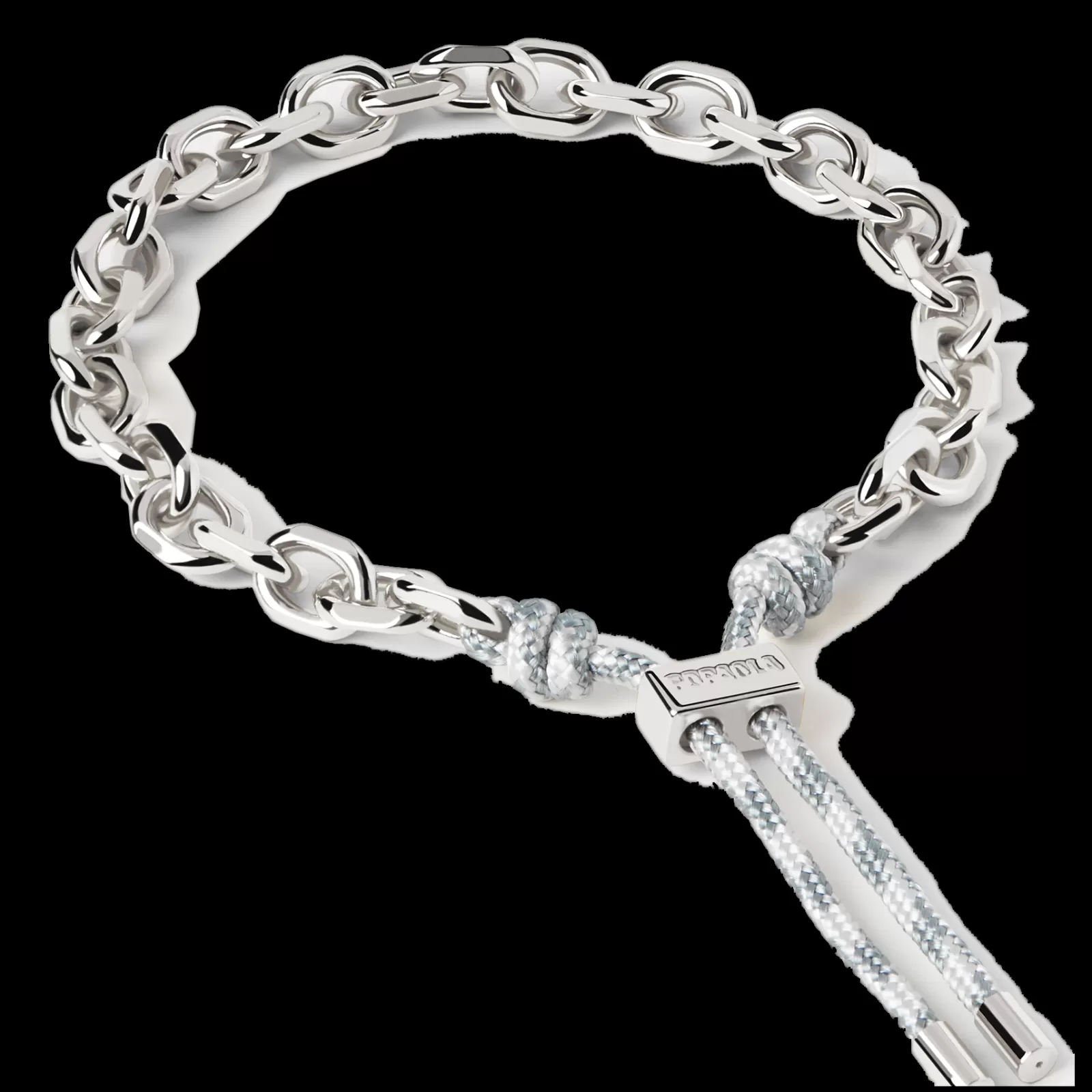Pulseira Sky Essential Rope Prateada-PDPAOLA Flash Sale