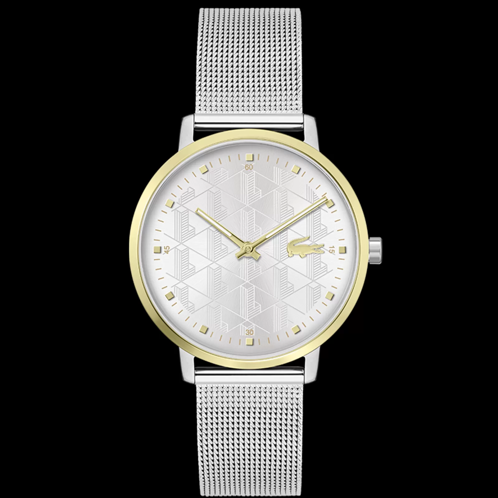 Relogio Crocorigin Aco Bicolor Malha Milanesa-Lacoste Outlet