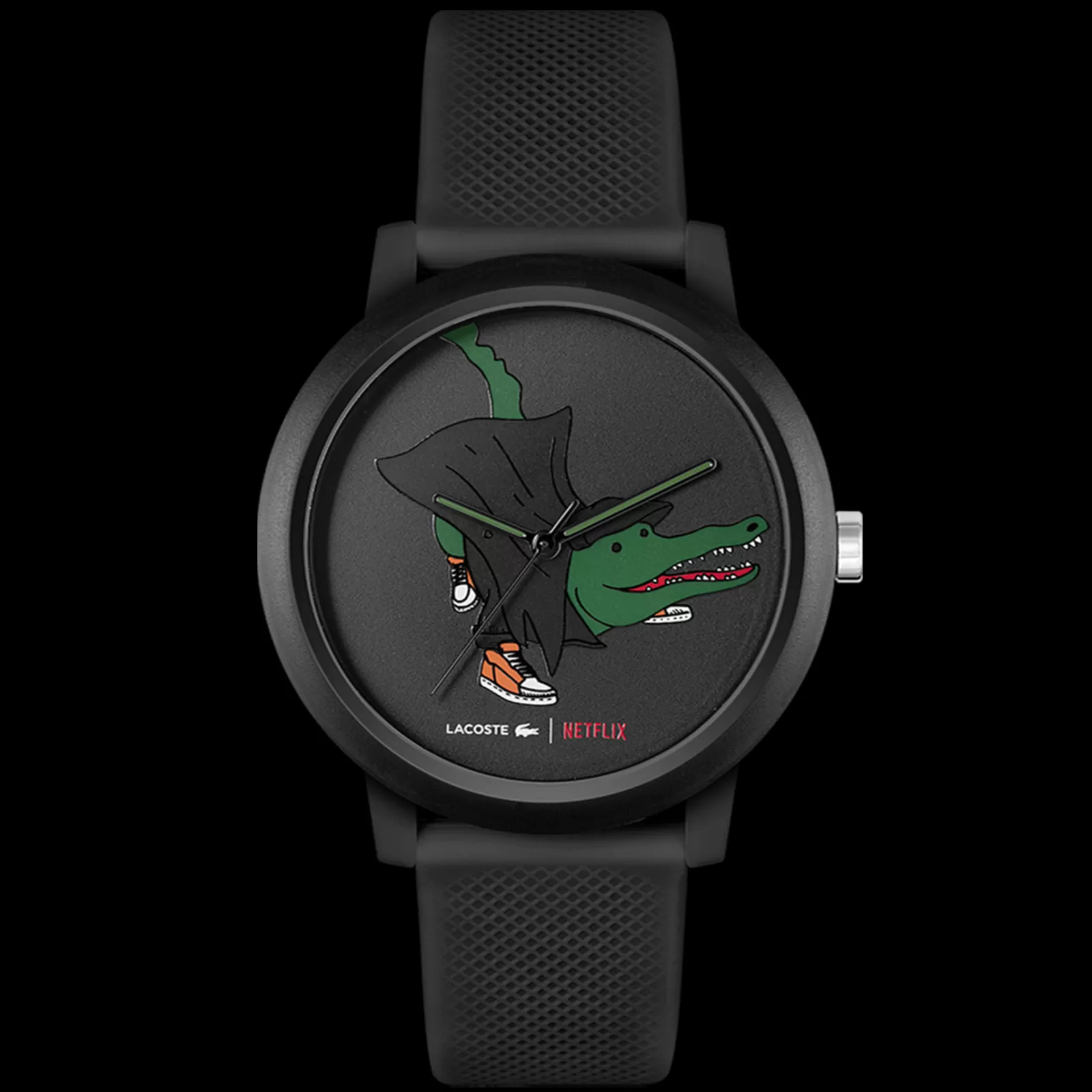 Relogio L.12.12 X Netflix Lupin Preto-Lacoste Cheap