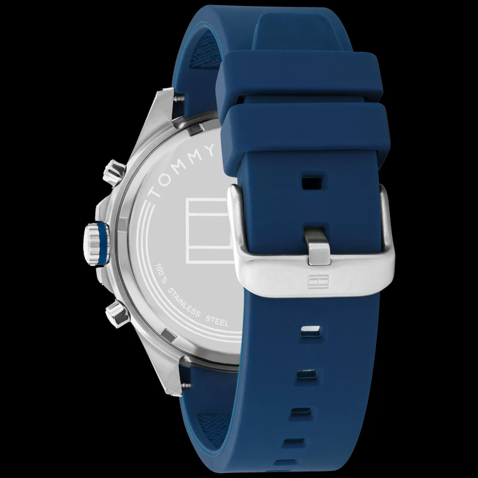 Relogio Max Azul Aco Sillicone Azul-Tommy Hilfiger Watches Discount