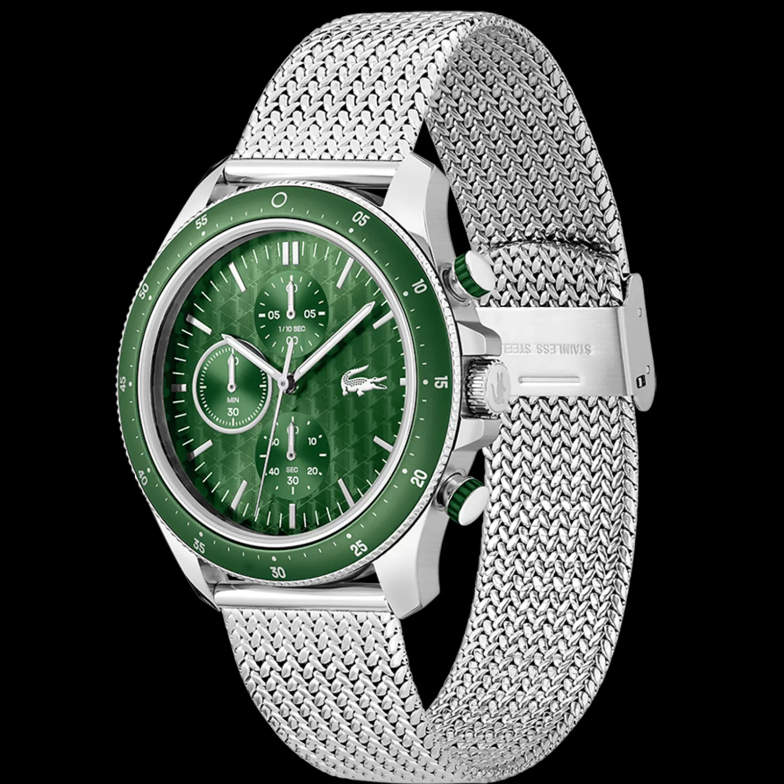 Relogio Neo Heritage Cronografo Aco, Alum. Verde-Lacoste Best