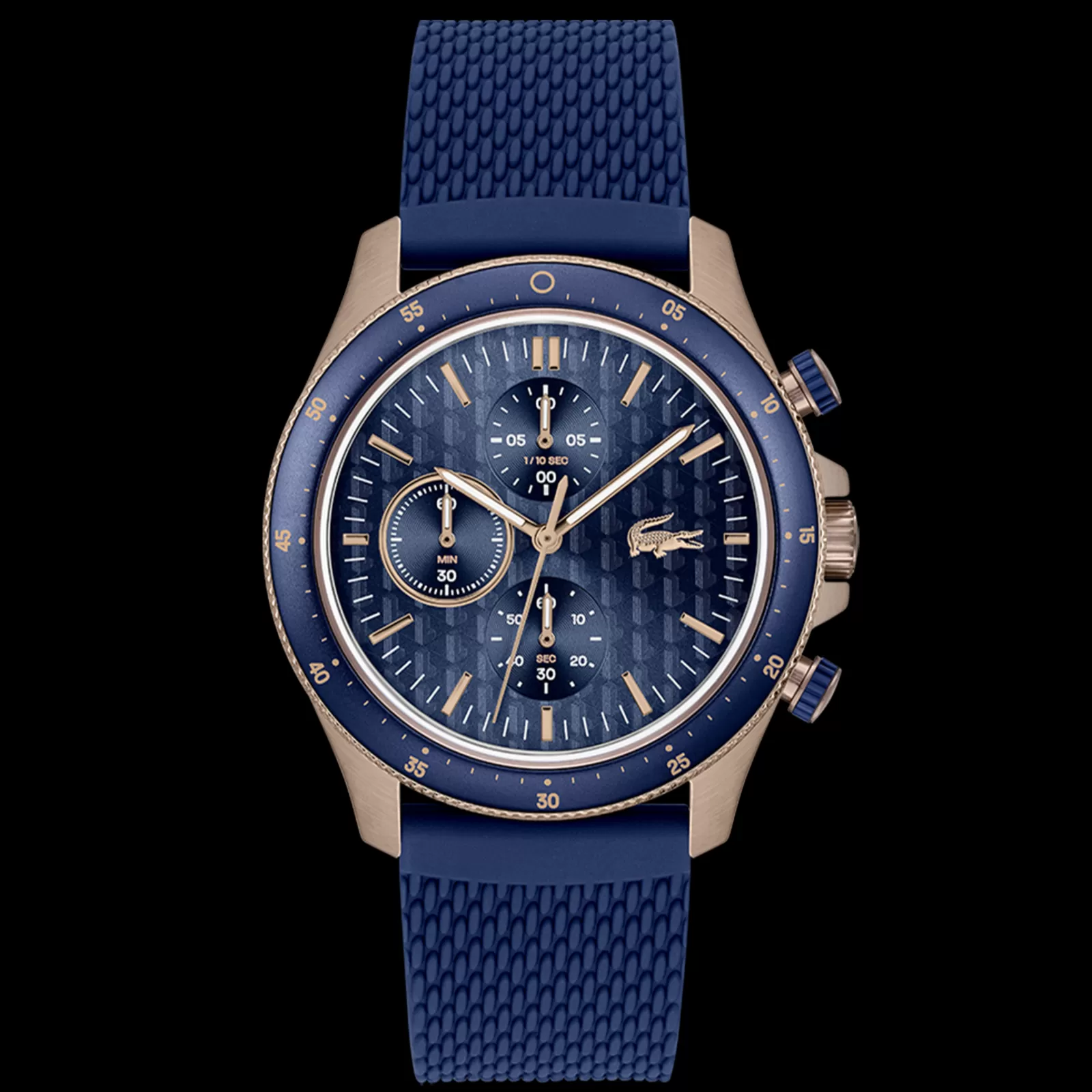 Relogio Neo Heritage Cronografo Azul Aco Silic.-Lacoste Clearance