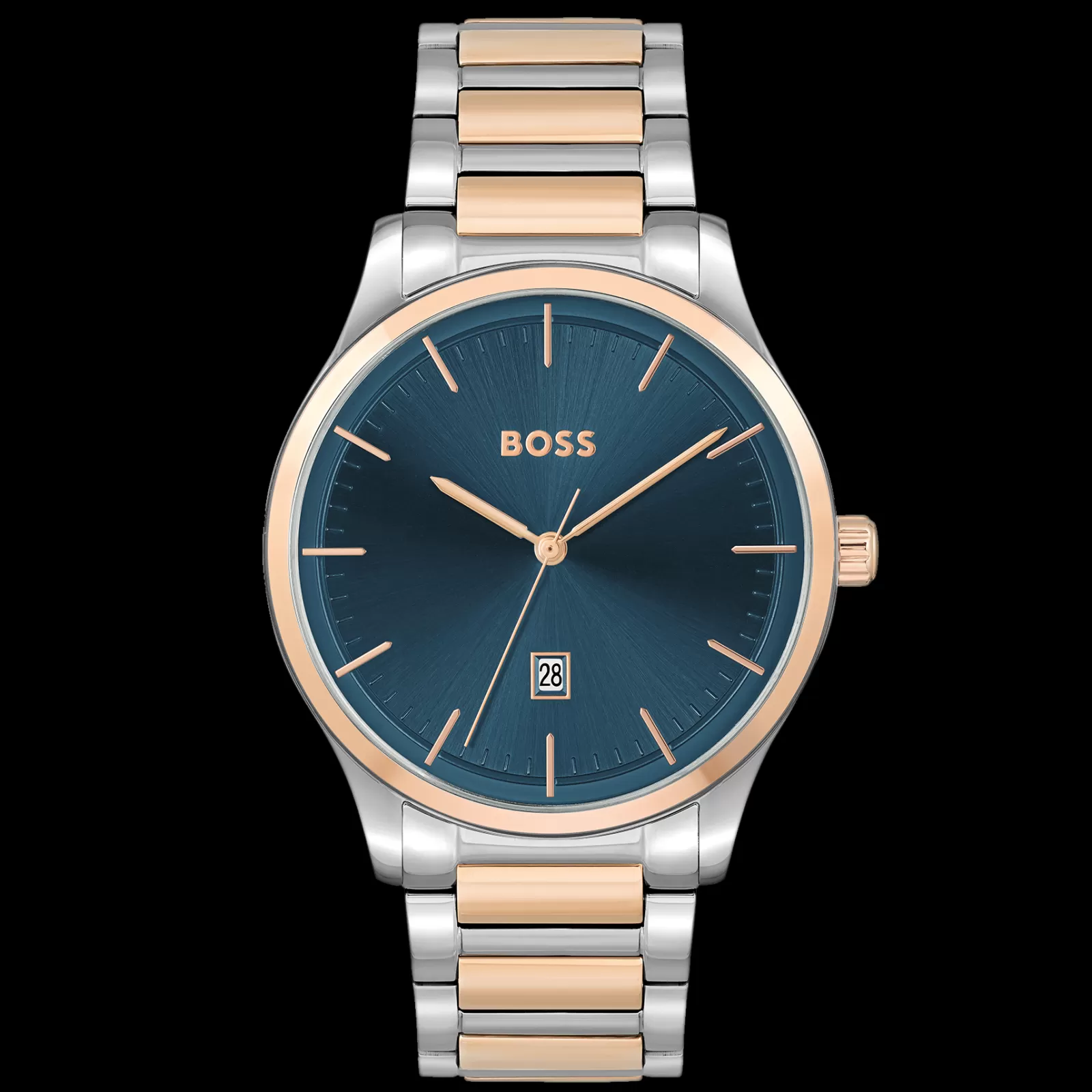 Relogio Reason Azul Aco Bicolor-Boss Watches New