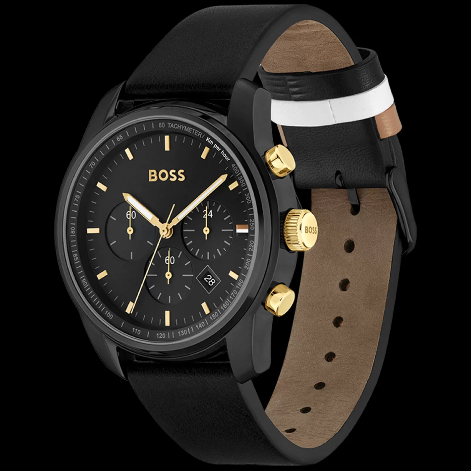 Relogio Trace Aco Ip Preto-Boss Watches Best Sale