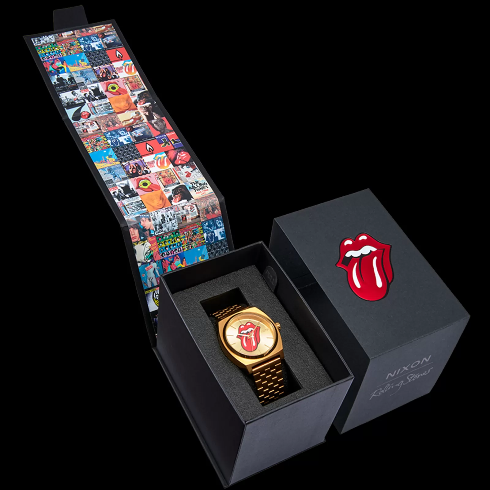 Rolling Stones Time Teller Goldgold-Nixon Discount