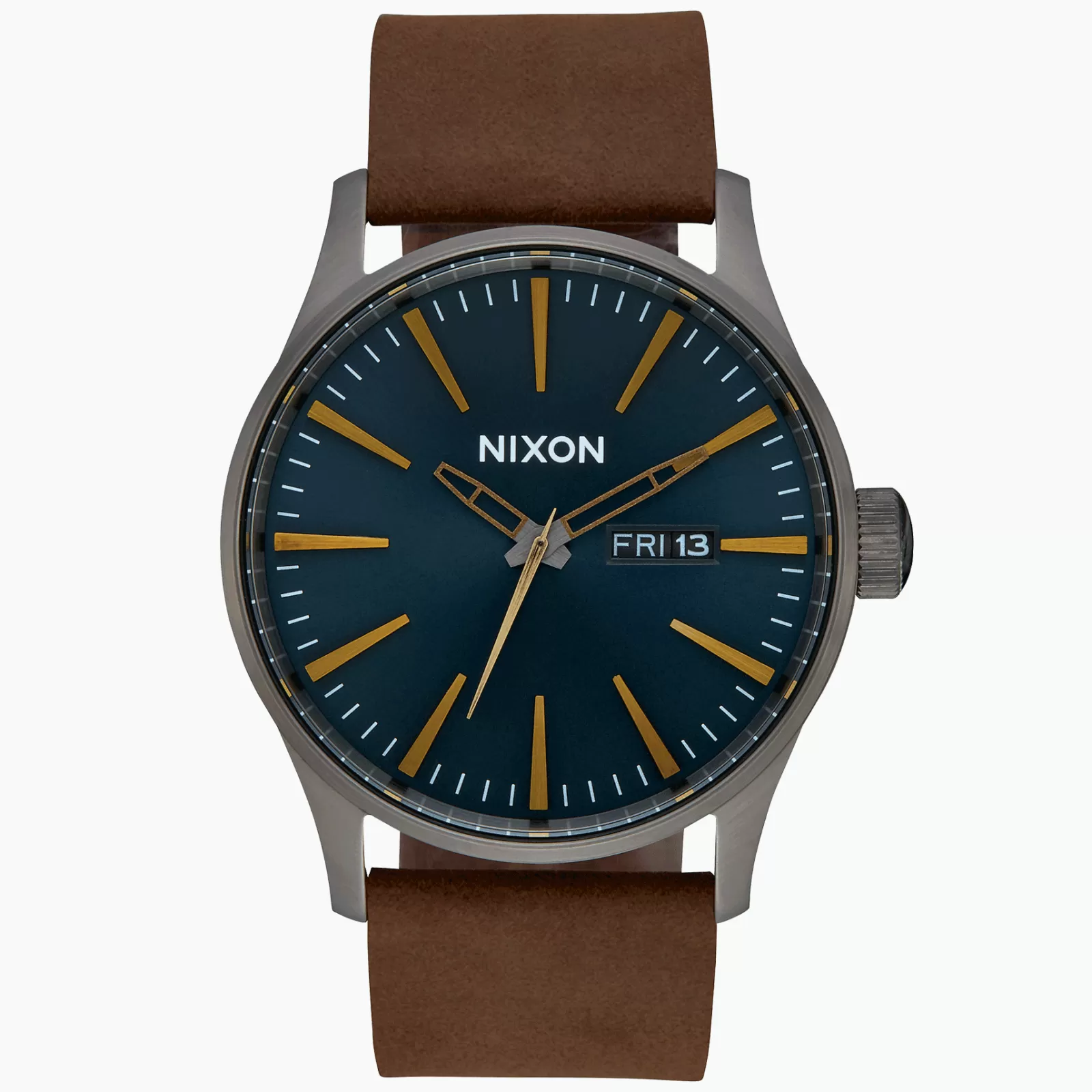 Sentry Leather Gunmetal/Indigo/Brown-Nixon Discount